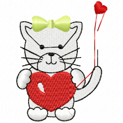 Cats Embroidery Design 10 Cats Embroidery Design 10